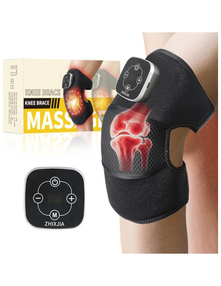 Masajeador de Rodilla Inalámbrico ZHIXJIA con Luz Roja y Calor