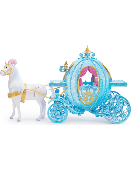 Juego de Muñeca Cenicienta Disney Deluxe con Caballo y Carroza