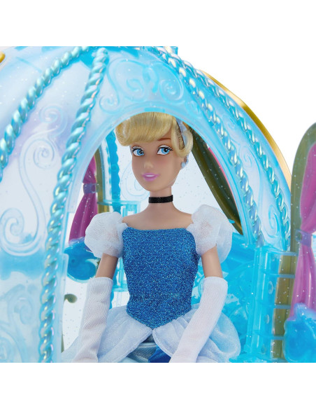 Juego de Muñeca Cenicienta Disney Deluxe con Caballo y Carroza