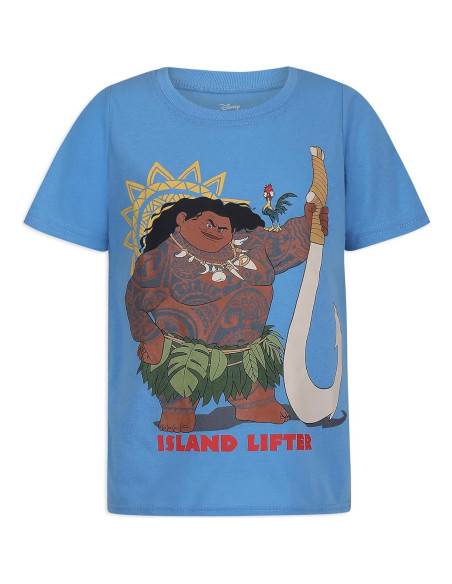 Paquete de 3 Camisetas Disney Moana Maui para Niños 2T-5T