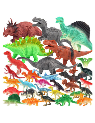Set de 36 Figuras de Dinosaurios DOITEM para Niños 8 Años