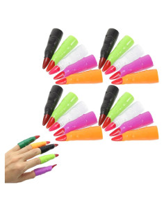 Cubre Uñas de Halloween POPETPOP 30 Pcs Coloridos