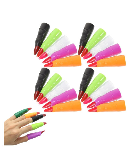 Cubre Uñas de Halloween POPETPOP 30 Pcs Coloridos