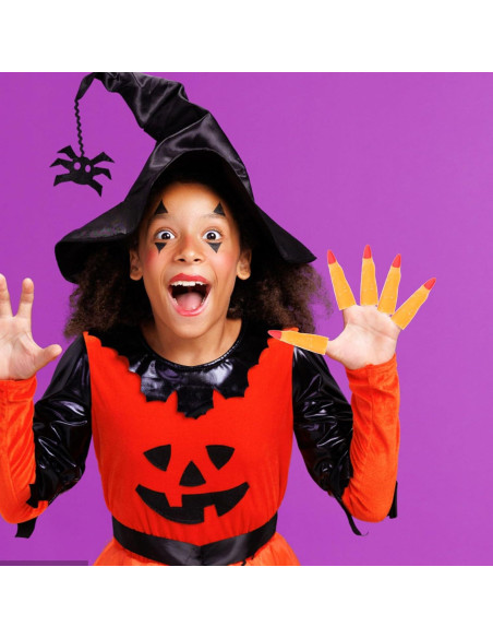 Cubre Uñas de Halloween POPETPOP 30 Pcs Coloridos