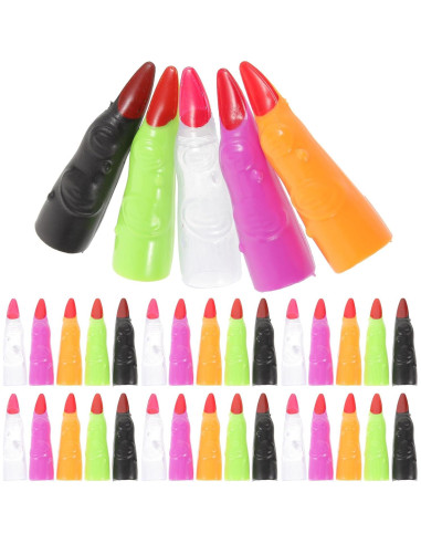 Cubre Uñas de Halloween POPETPOP 30 Pcs Coloridos