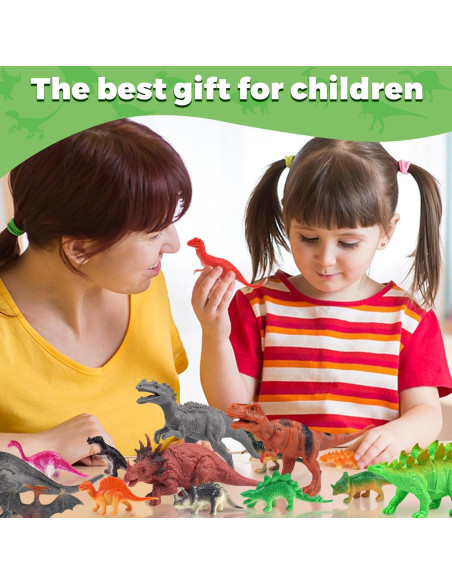 Set de 36 Figuras de Dinosaurios DOITEM para Niños 8 Años Set de 36 Figuras de Dinosaurios DOITEM para Niños 8 Años