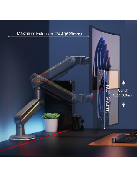 Brazo de Monitor Gaming NB F6 para Pantallas de 32 a 60"