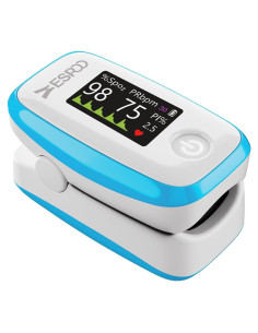 Oxímetro de Pulso ESPOO YM201 con 20 Memorias y Pantalla TFT