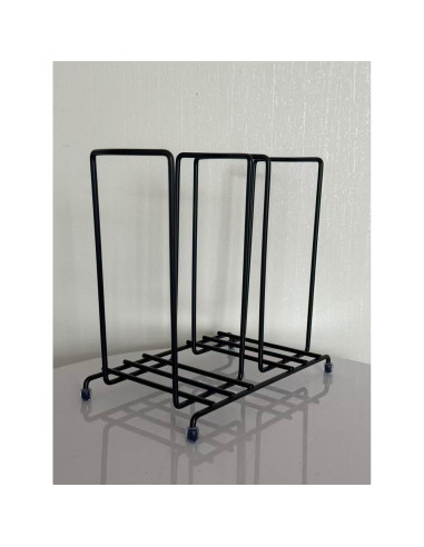 Dispensador de Tazas de Café Organizador de Metal 2 Compartimentos