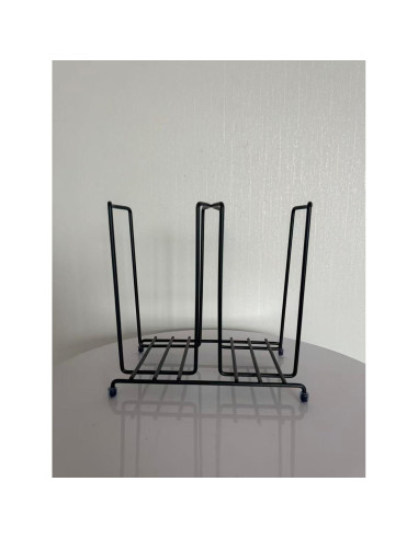 Dispensador de Tazas de Café Organizador de Metal 2 Compartimentos