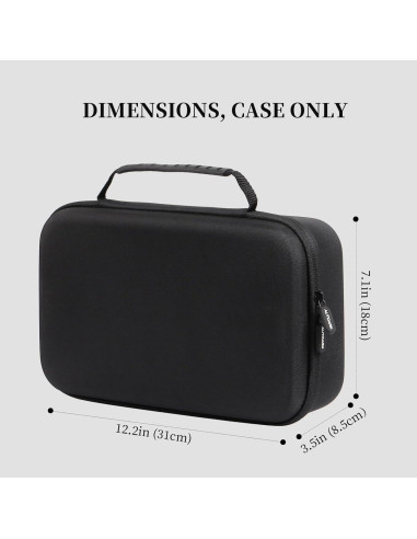 Funda Dura para Gafas AUTOARK MKAW021, 8 Gafas, Negro