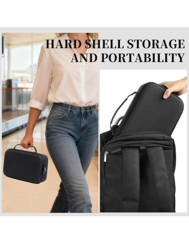 Funda Dura para Gafas AUTOARK MKAW021, 8 Gafas, Negro