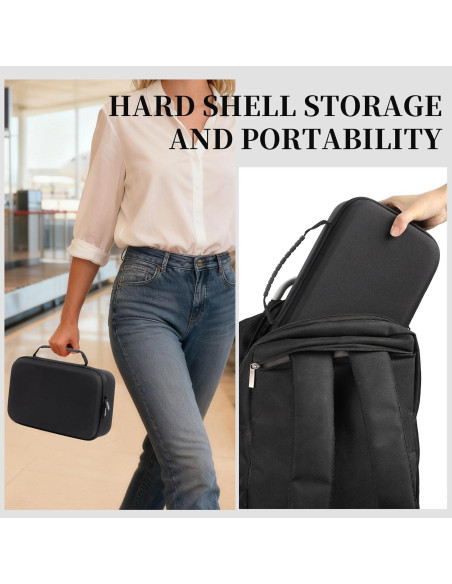 Funda Dura para Gafas AUTOARK MKAW021, 8 Gafas, Negro