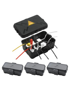 Caja Eléctrica Grande Hrensaw IP54 para Exterior 3 Piezas