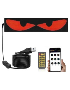 Luces LED Ojos del Diablo Ctopkatuo para Autos Extra Grande