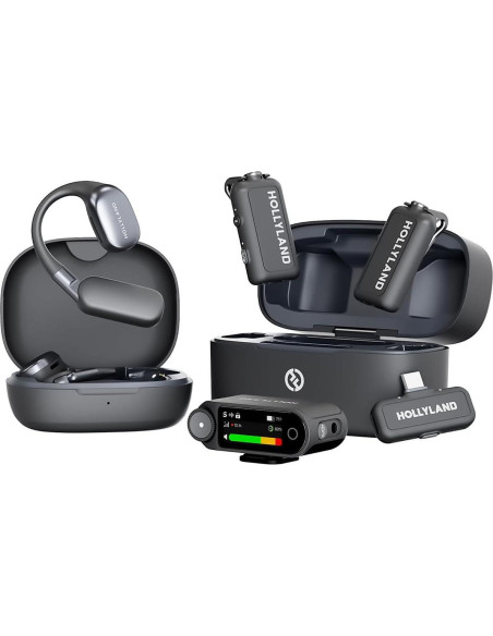 Micrófono Lavalier Inalámbrico Hollyland Lark MAX 2 para 2 Personas