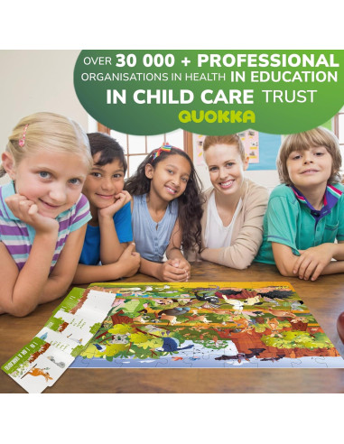 Puzzle Quokka 70 Piezas Buscar y Encontrar para Niños