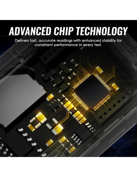 Medidor LCR Tekcoplustd TK508PLUS 10kHz Pinzas Compacto