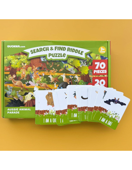 Puzzle Quokka 70 Piezas Buscar y Encontrar para Niños Puzzle Quokka 70 Piezas Buscar y Encontrar para Niños