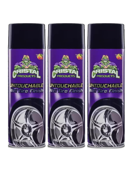 Spray Brillo de Neumáticos Cristal Products 1.44kg Acabado Húmedo