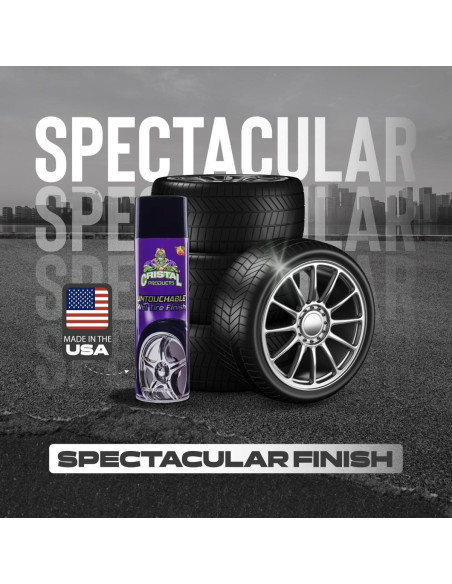 Spray Brillo de Neumáticos Cristal Products 1.44kg Acabado Húmedo