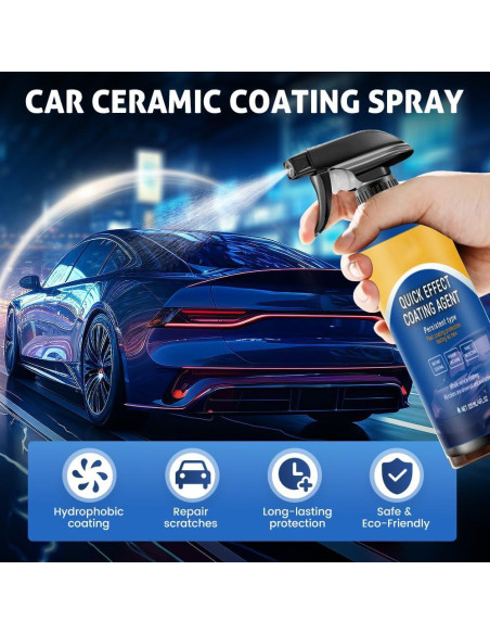 Spray de Recubrimiento Automotriz Genérico 3 en 1 1064 ml