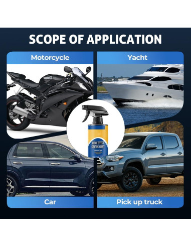 Spray de Recubrimiento Automotriz Genérico 3 en 1 1064 ml