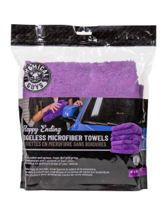 Toalla de Microfibra Ultra Suave Chemical Guys 40x40 cm Morado 2