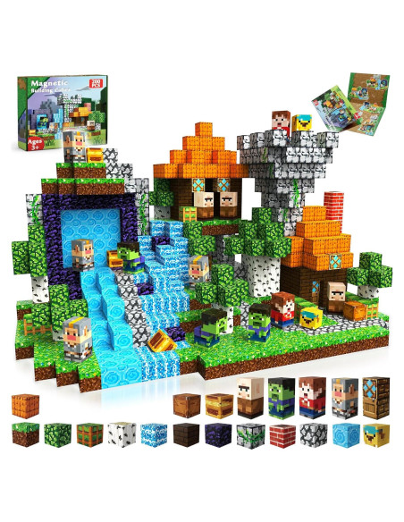 Juego de Bloques Magnéticos Goody King 200 Pcs STEM 3-8 Años