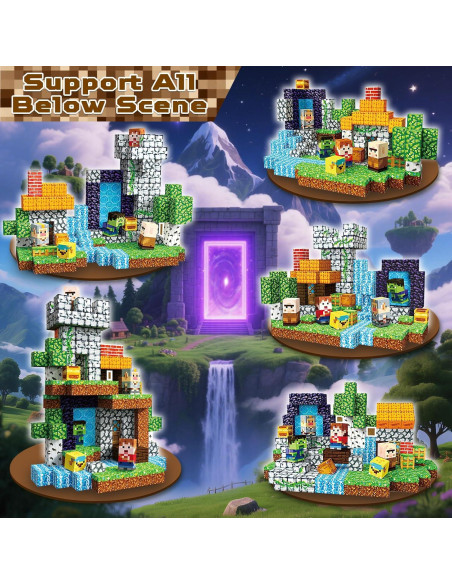 Juego de Bloques Magnéticos Goody King 200 Pcs STEM 3-8 Años