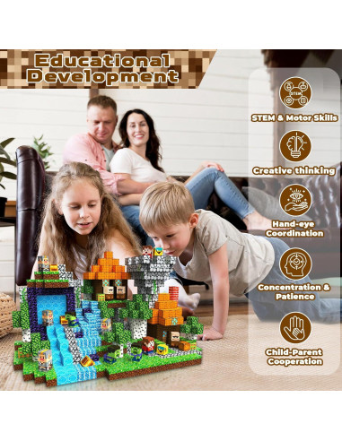 Juego de Bloques Magnéticos Goody King 200 Pcs STEM 3-8 Años