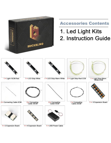Iluminación LED BrickBling para Lego Technic Ducati Panigale V4 S