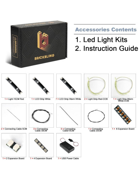 Iluminación LED BrickBling para Lego Technic Ducati Panigale V4 S