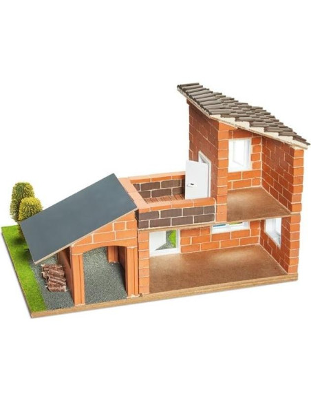 Teifoc Kit de Construcción Villa con Garaje 330 Piezas