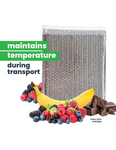 EcoFoil Sobres Térmicos Aislados 15.24x16.51 cm - Paquete de 10 2