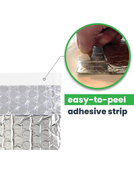 EcoFoil Sobres Térmicos Aislados 15.24x16.51 cm - Paquete de 10