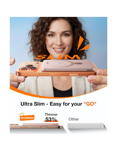 Cargador Portátil Magnético TORRAS EasyGo 5000mAh 22.5W Oro Rosa