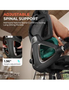 Silla de Oficina Ergonómica CAPOT con Respaldo Alto 181kg 2