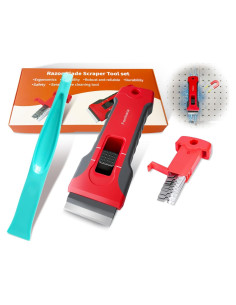 Juego de Raspadores de Cuchilla Fenikara - 2 Piezas con 10 Cuchillas