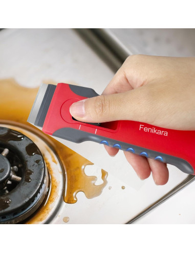 Juego de Raspadores de Cuchilla Fenikara - 2 Piezas con 10 Cuchillas