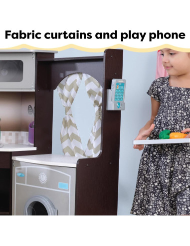 Cocina de Juguete Esquina KidKraft Ultimate Madera Espresso