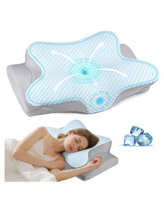Almohada Cervical Ergonómica Bespillow - Espuma Viscoelástica 63x37 cm
