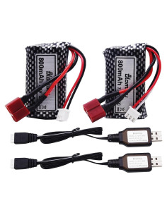 Batería Li-ion 7.4V 800mAh 2S Blomiky para RC Autos y Barcos