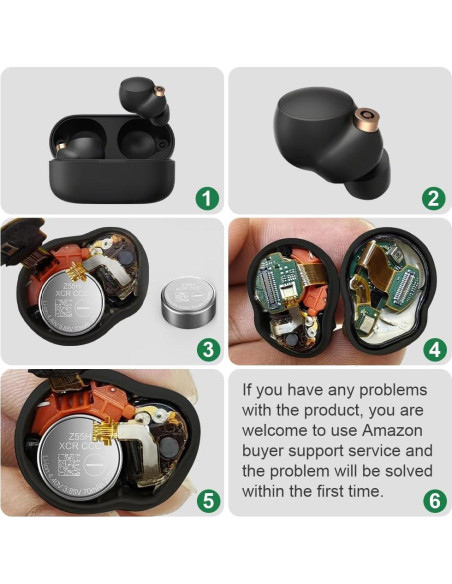 Kit de Reemplazo Batería Z55H para Auriculares Sony WF-1000XM4