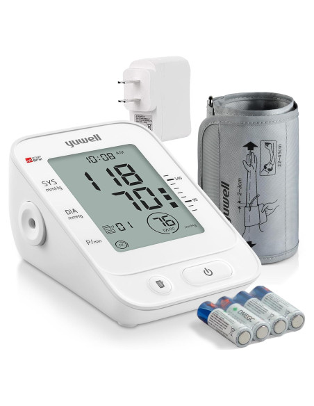 Monitor de Presión Arterial Yuwell YE660E Digital con Voz