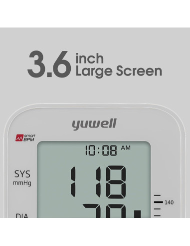 Monitor de Presión Arterial Yuwell YE660E Digital con Voz