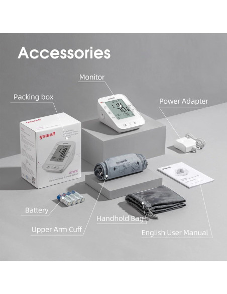 Monitor de Presión Arterial Yuwell YE660E Digital con Voz