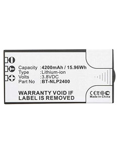 Batería Recargable BT-NLP2400 4200mAh para Control Remoto URC