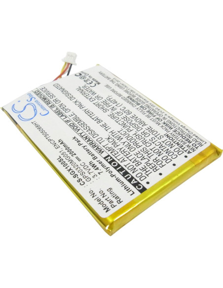 Batería de Reemplazo 2000mAh Enyuly para SkyCaddie SGX SGX-W