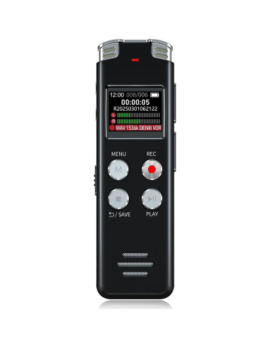 Grabadora de Voz Digital EVISTR L357 64GB Activada por Voz